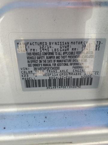 Photo 11 VIN: 3N1AB7AP0EY340090 - NISSAN SENTRA S 