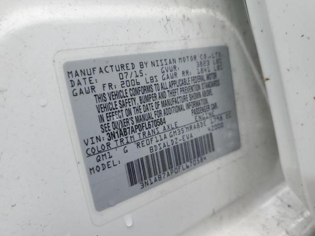 Photo 12 VIN: 3N1AB7AP0FL670584 - NISSAN SENTRA S 