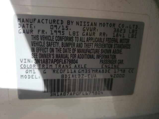 Photo 9 VIN: 3N1AB7AP0FL679804 - NISSAN SENTRA S 