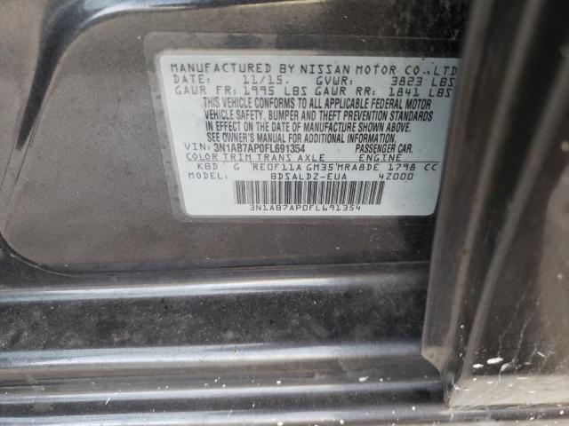 Photo 9 VIN: 3N1AB7AP0FL691354 - NISSAN SENTRA S 