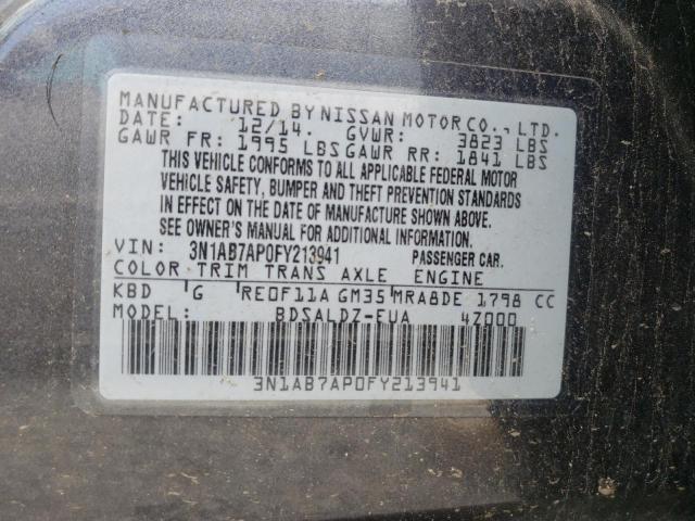 Photo 9 VIN: 3N1AB7AP0FY213941 - NISSAN SENTRA 