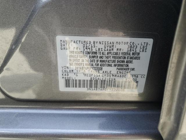 Photo 11 VIN: 3N1AB7AP0FY222008 - NISSAN SENTRA S 