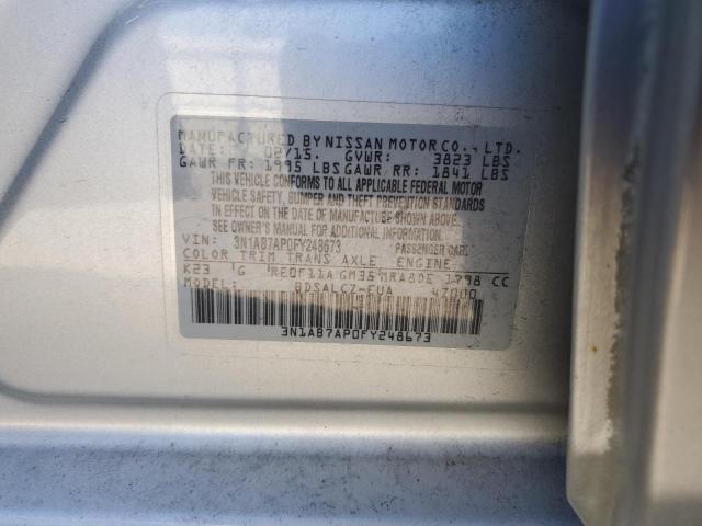 Photo 11 VIN: 3N1AB7AP0FY248673 - NISSAN SENTRA S 