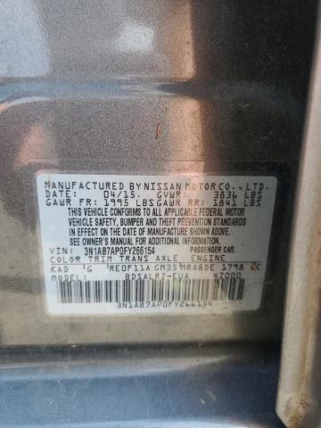 Photo 11 VIN: 3N1AB7AP0FY266154 - NISSAN SENTRA S 