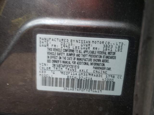 Photo 9 VIN: 3N1AB7AP0FY291619 - NISSAN SENTRA S 