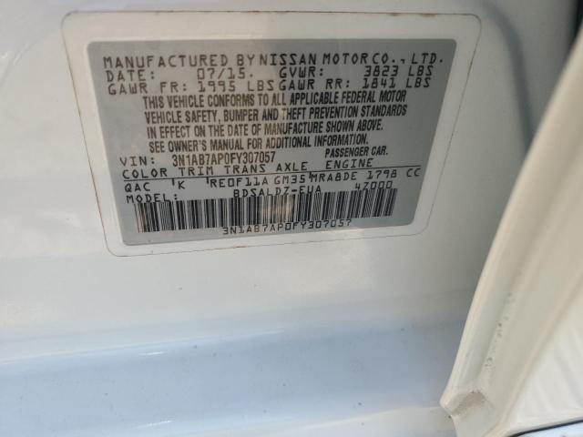 Photo 11 VIN: 3N1AB7AP0FY307057 - NISSAN SENTRA S 