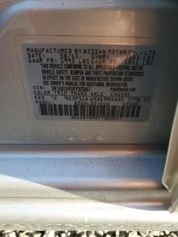 Photo 12 VIN: 3N1AB7AP0FY323047 - NISSAN SENTRA S 