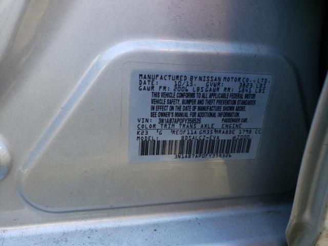 Photo 11 VIN: 3N1AB7AP0FY358526 - NISSAN SENTRA S 