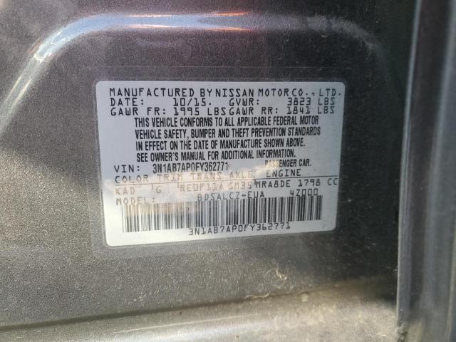 Photo 11 VIN: 3N1AB7AP0FY362771 - NISSAN SENTRA 