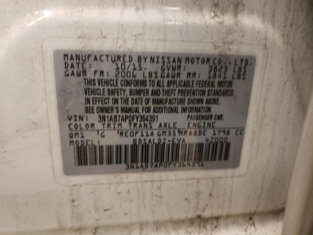 Photo 11 VIN: 3N1AB7AP0FY364391 - NISSAN SENTRA 