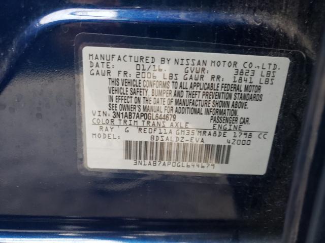 Photo 9 VIN: 3N1AB7AP0GL644679 - NISSAN SENTRA 