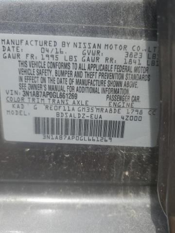 Photo 11 VIN: 3N1AB7AP0GL661269 - NISSAN SENTRA 