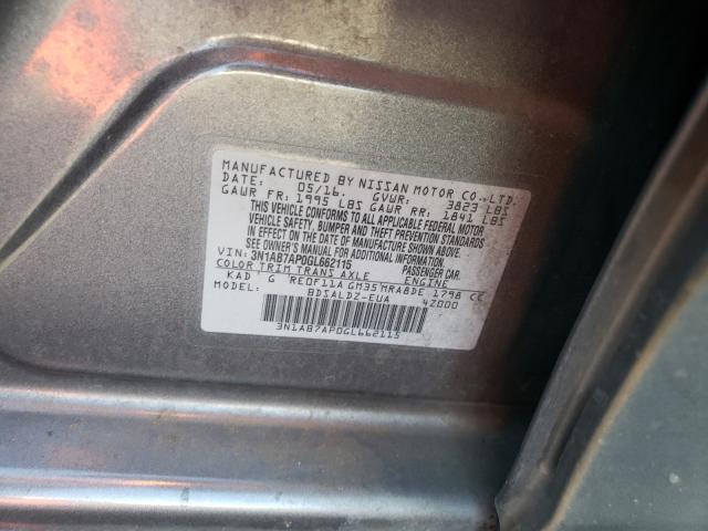 Photo 9 VIN: 3N1AB7AP0GL662115 - NISSAN SENTRA S 