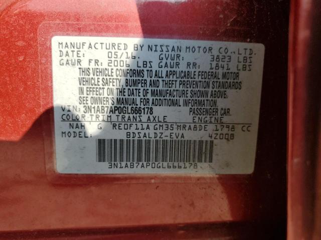 Photo 11 VIN: 3N1AB7AP0GL666178 - NISSAN SENTRA 