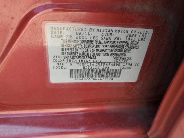 Photo 11 VIN: 3N1AB7AP0GL679478 - NISSAN SENTRA S 