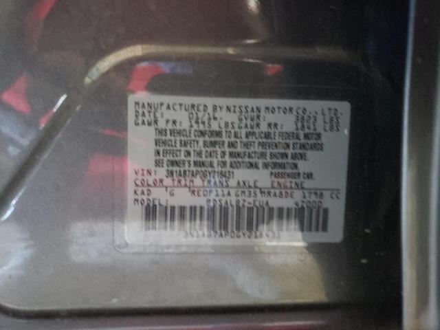 Photo 9 VIN: 3N1AB7AP0GY218431 - NISSAN SENTRA S 