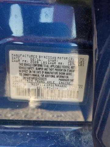 Photo 12 VIN: 3N1AB7AP0GY233270 - NISSAN SENTRA 