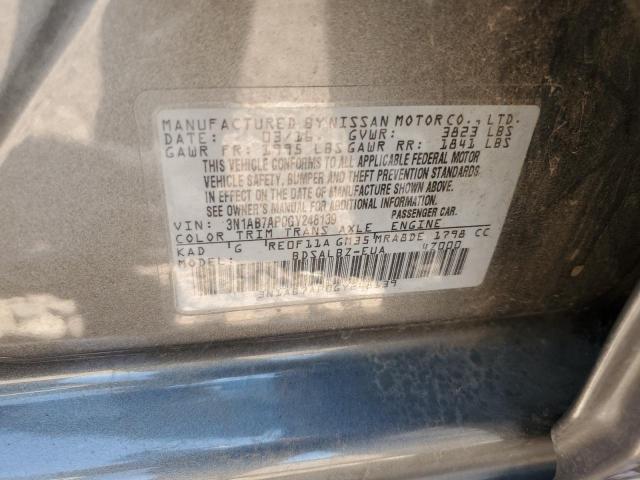 Photo 11 VIN: 3N1AB7AP0GY248139 - NISSAN SENTRA S 