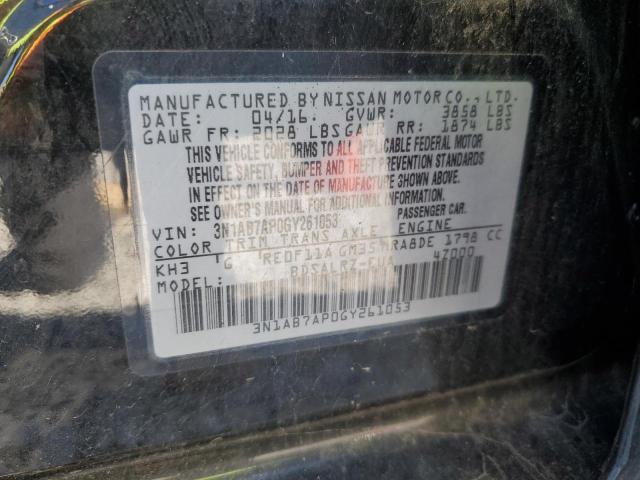 Photo 11 VIN: 3N1AB7AP0GY261053 - NISSAN SENTRA S 