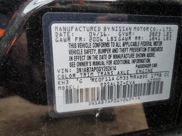 Photo 11 VIN: 3N1AB7AP0GY262414 - NISSAN SENTRA 