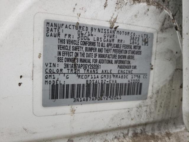 Photo 12 VIN: 3N1AB7AP0GY292061 - NISSAN SENTRA 