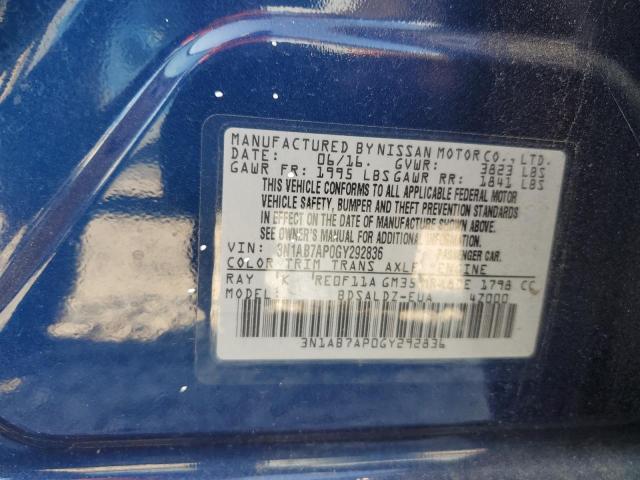 Photo 11 VIN: 3N1AB7AP0GY292836 - NISSAN SENTRA S 