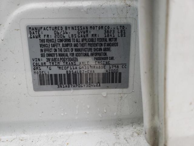 Photo 11 VIN: 3N1AB7AP0GY304628 - NISSAN SENTRA S 