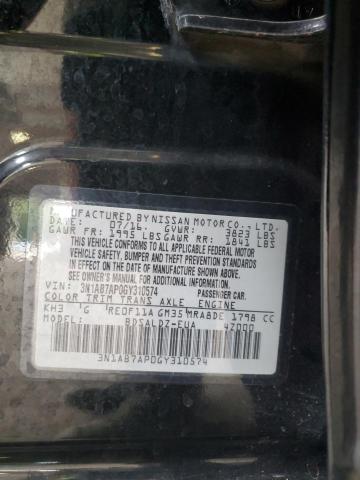 Photo 11 VIN: 3N1AB7AP0GY310574 - NISSAN SENTRA S 