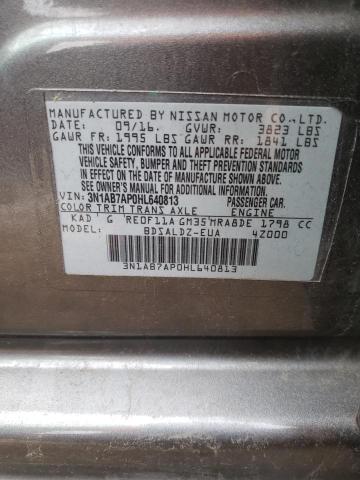 Photo 9 VIN: 3N1AB7AP0HL640813 - NISSAN SENTRA S 