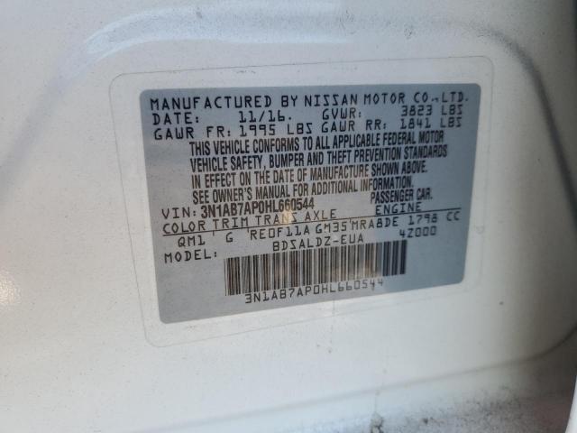 Photo 11 VIN: 3N1AB7AP0HL660544 - NISSAN SENTRA S 