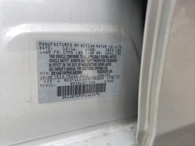 Photo 9 VIN: 3N1AB7AP0HL662696 - NISSAN SENTRA S 