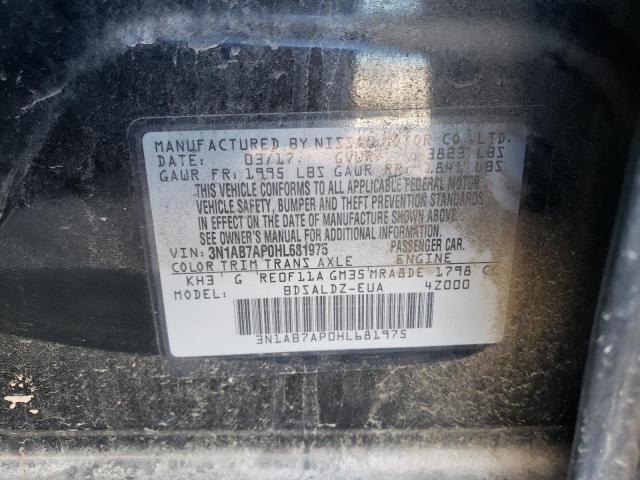 Photo 12 VIN: 3N1AB7AP0HL681975 - NISSAN SENTRA 