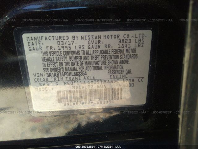 Photo 8 VIN: 3N1AB7AP0HL683354 - NISSAN SENTRA 