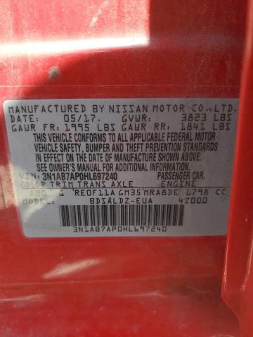 Photo 11 VIN: 3N1AB7AP0HL697240 - NISSAN SENTRA 