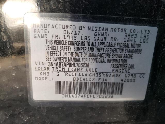 Photo 11 VIN: 3N1AB7AP0HL705238 - NISSAN SENTRA S 