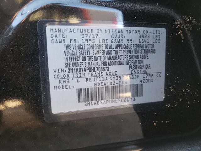 Photo 9 VIN: 3N1AB7AP0HL708673 - NISSAN SENTRA S 