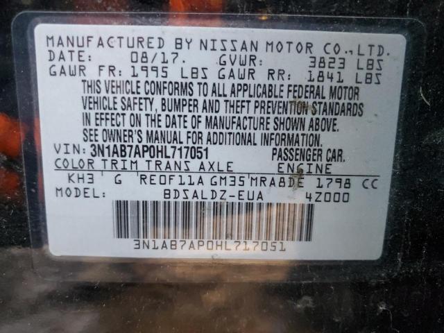 Photo 12 VIN: 3N1AB7AP0HL717051 - NISSAN SENTRA 