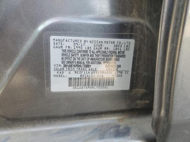 Photo 11 VIN: 3N1AB7AP0HL720001 - NISSAN SENTRA S 