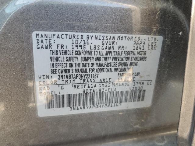 Photo 11 VIN: 3N1AB7AP0HY221167 - NISSAN SENTRA 