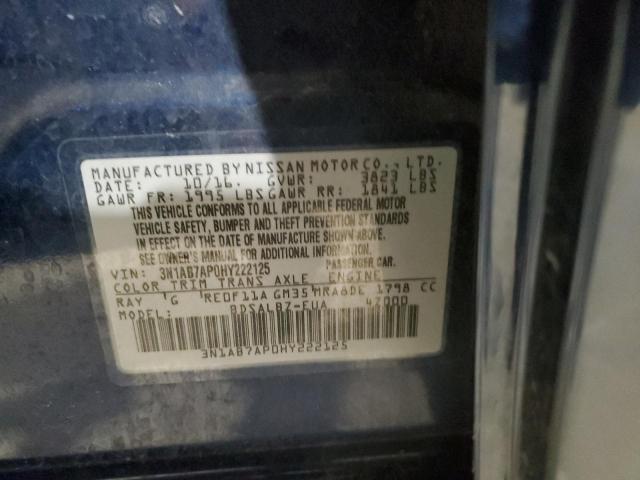 Photo 11 VIN: 3N1AB7AP0HY222125 - NISSAN SENTRA S 