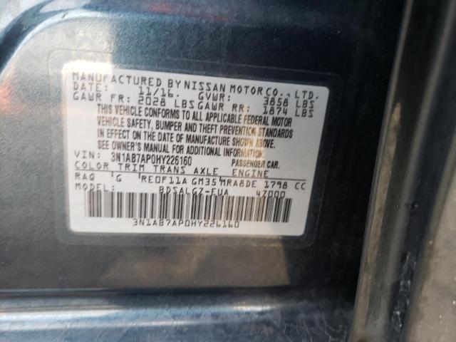 Photo 9 VIN: 3N1AB7AP0HY226160 - NISSAN SENTRA S 