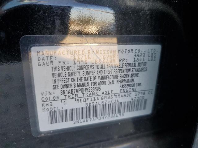 Photo 11 VIN: 3N1AB7AP0HY238695 - NISSAN SENTRA S 