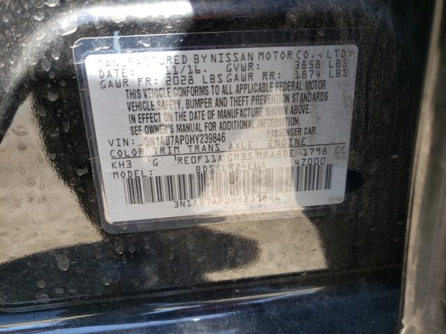 Photo 9 VIN: 3N1AB7AP0HY239846 - NISSAN SENTRA S 