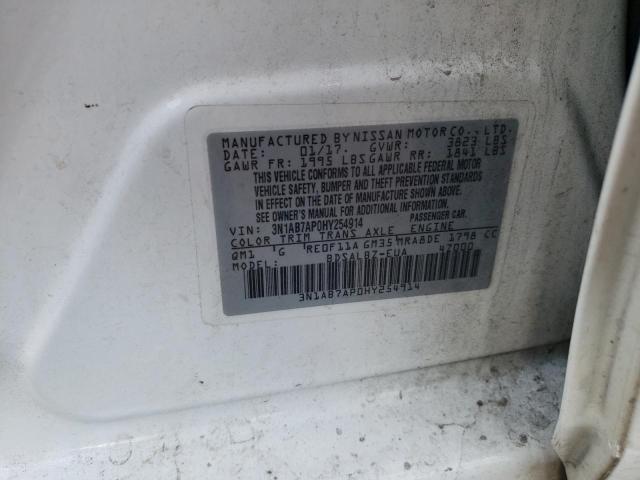 Photo 11 VIN: 3N1AB7AP0HY254914 - NISSAN SENTRA S 