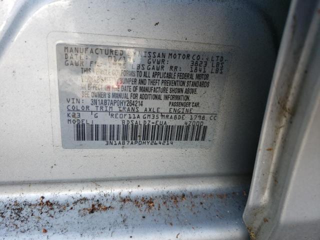 Photo 9 VIN: 3N1AB7AP0HY264214 - NISSAN SENTRA S 