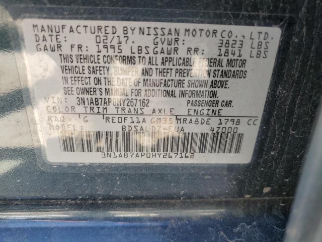 Photo 11 VIN: 3N1AB7AP0HY267162 - NISSAN SENTRA 