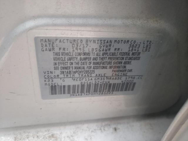 Photo 11 VIN: 3N1AB7AP0HY285225 - NISSAN SENTRA S 