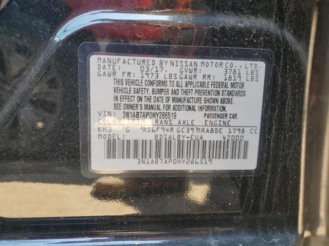 Photo 12 VIN: 3N1AB7AP0HY286519 - NISSAN SENTRA S 