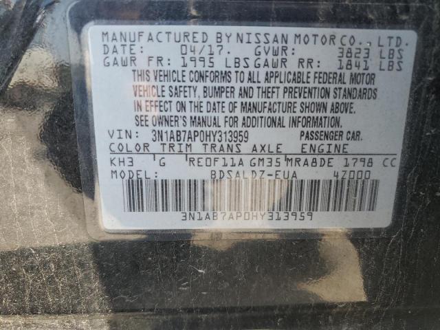 Photo 11 VIN: 3N1AB7AP0HY313959 - NISSAN SENTRA S 