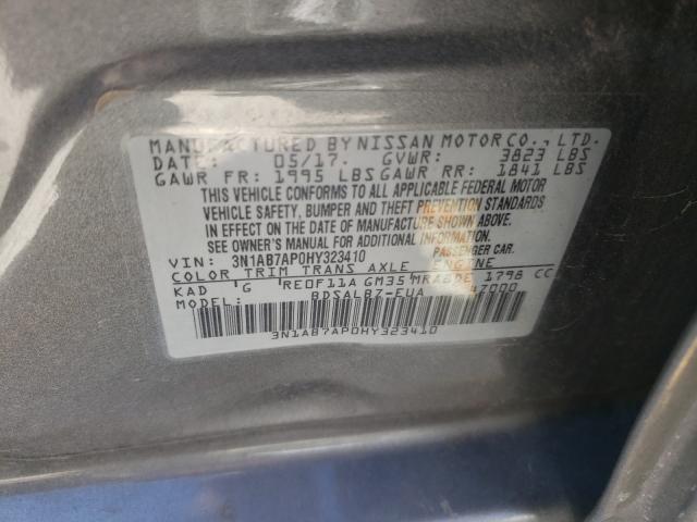 Photo 9 VIN: 3N1AB7AP0HY323410 - NISSAN SENTRA 